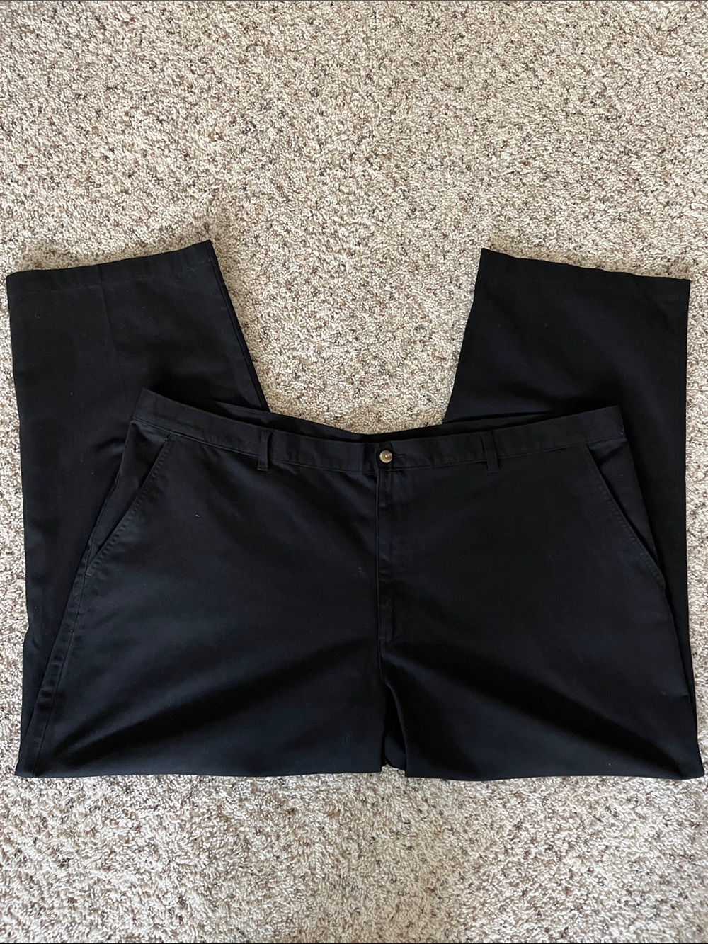 Puritan Men’s Flat Front Chino Pants – Big & Tall Size 48x30 - Picture 2 of 6